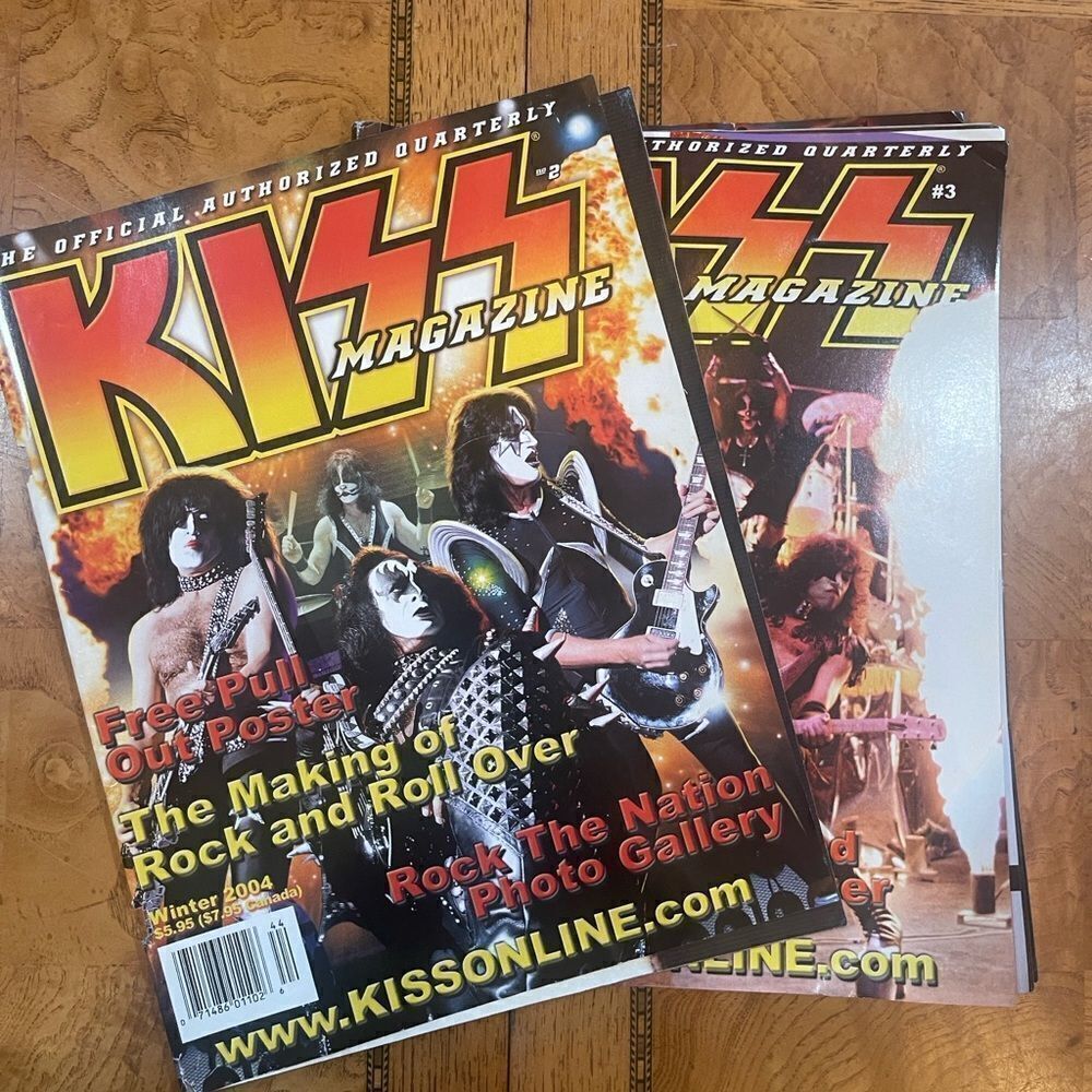 Kiss Magazines #2 & 3 Collectors